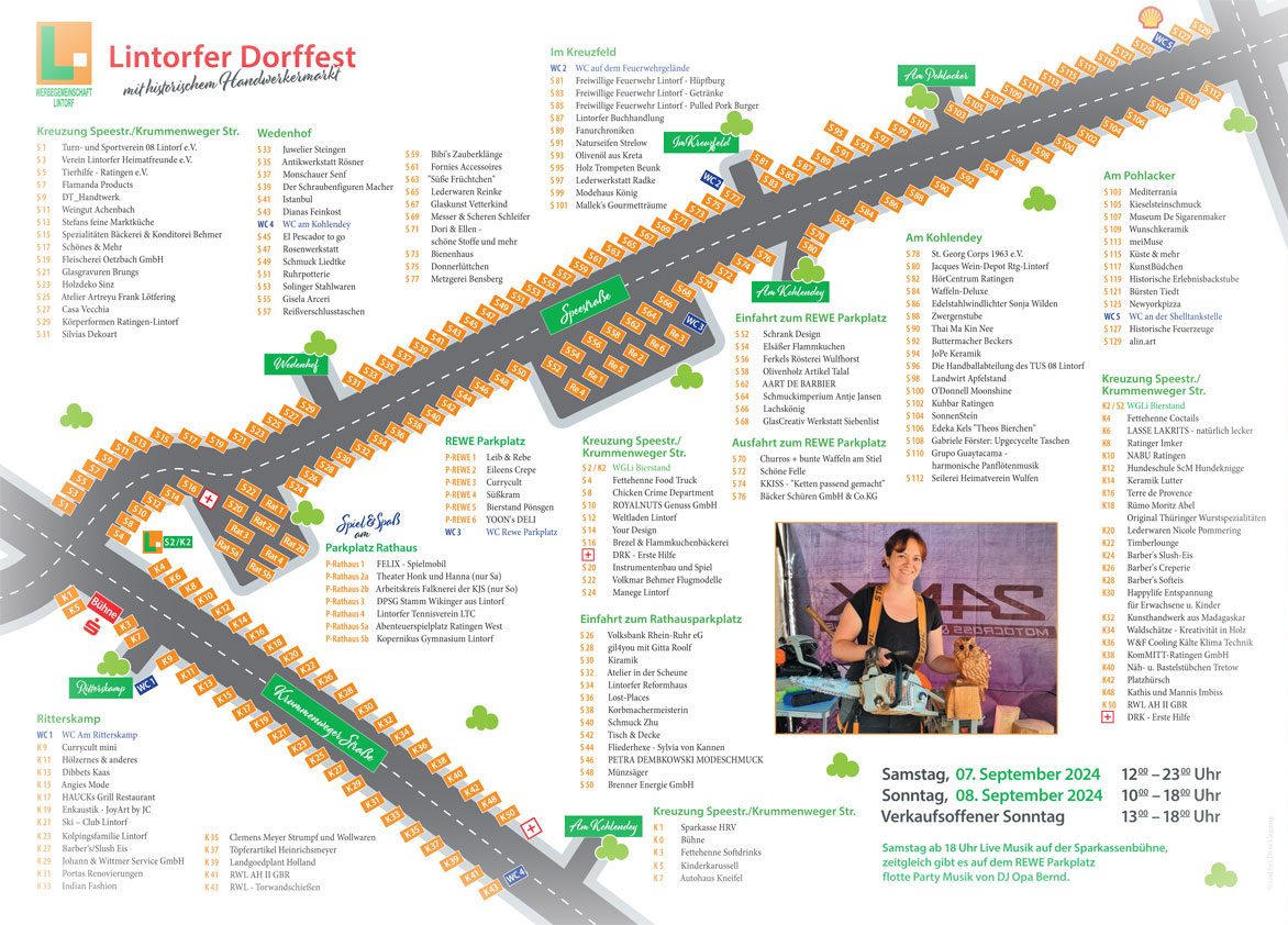 Handwerkermarkt 2024 Lageplan